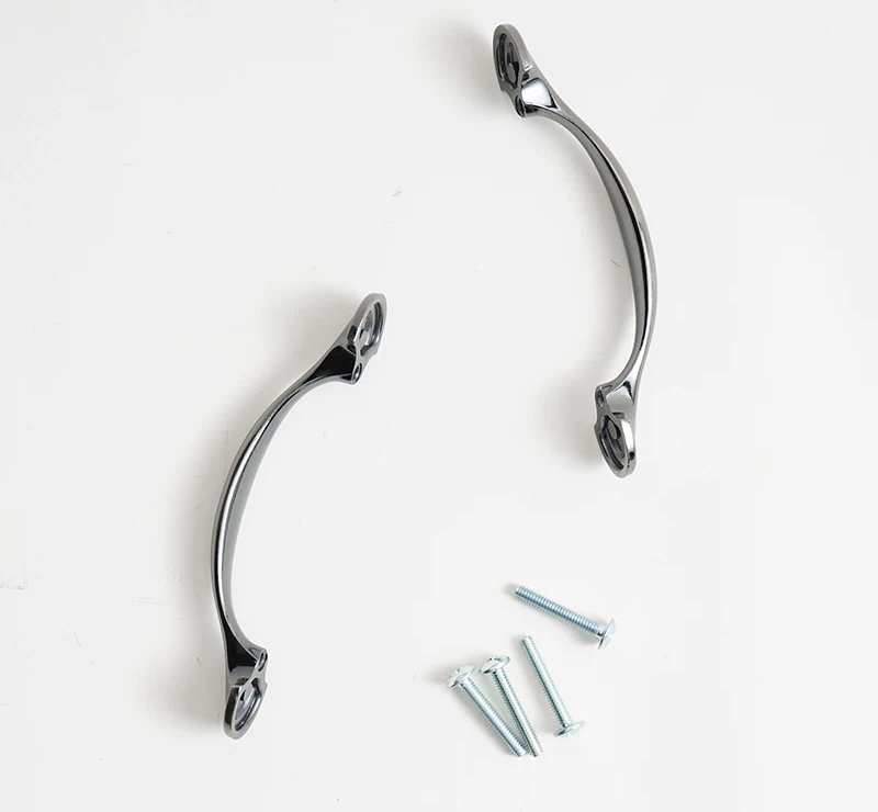 Gun-Color Cabinet and Drawer Handle, 2.99 in (76 mm) Hole Spacing, 2-Pack - product view 5