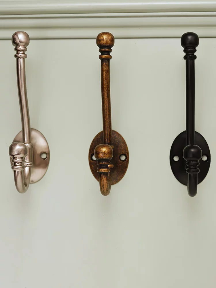 Vintage Single Coat and Hat Hook 3-Pack - product view 3