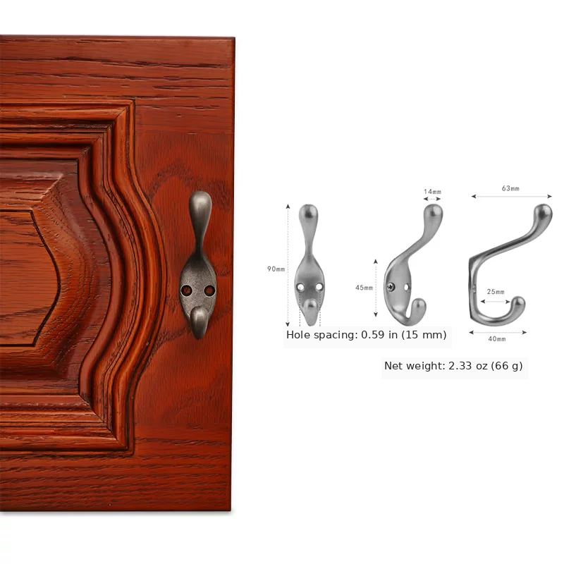 Single Coat and Hat Hook - product view 14