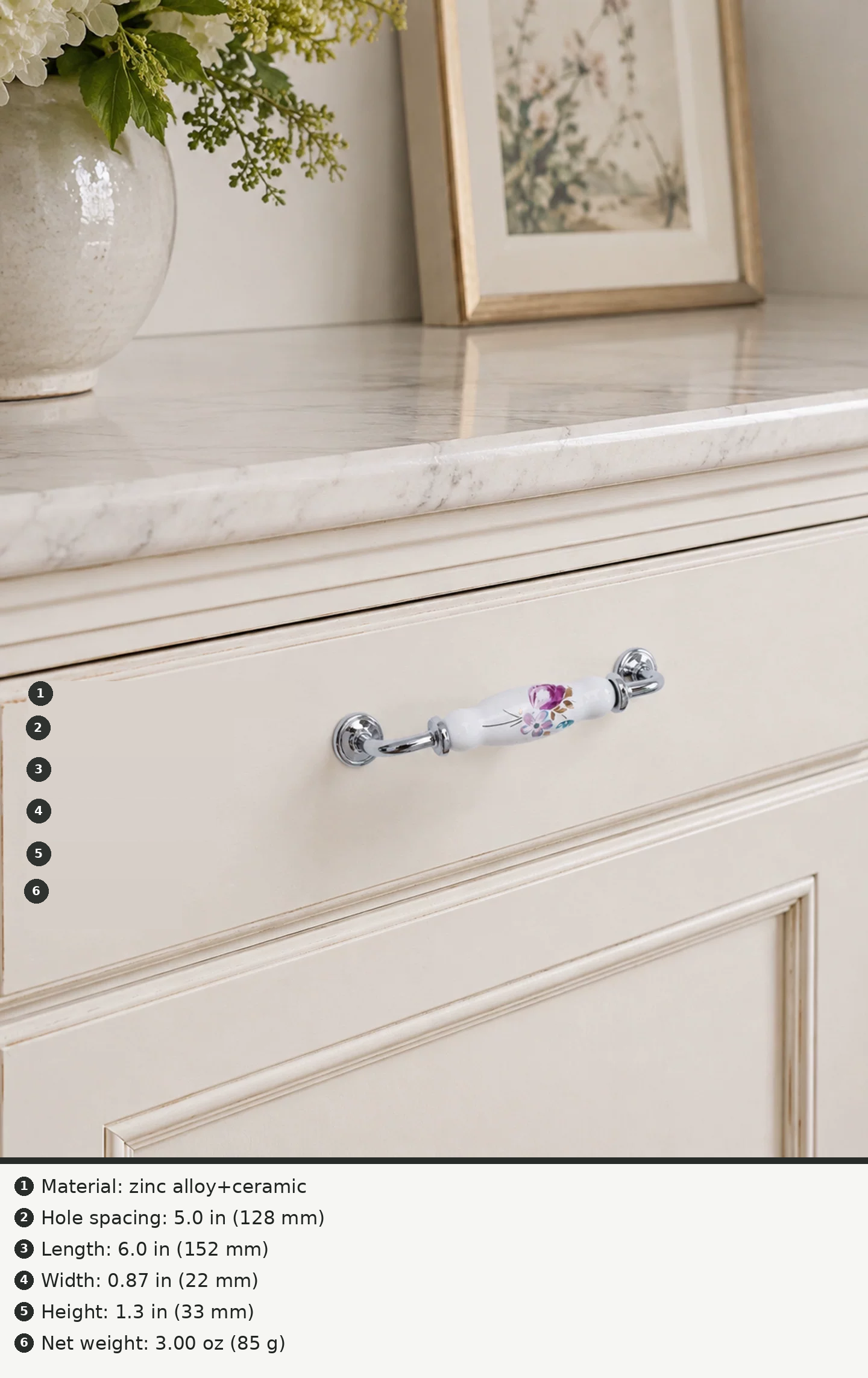 Furniture Handles and Knobs for Wardrobe Cabinet Doors and Drawers - product view 5