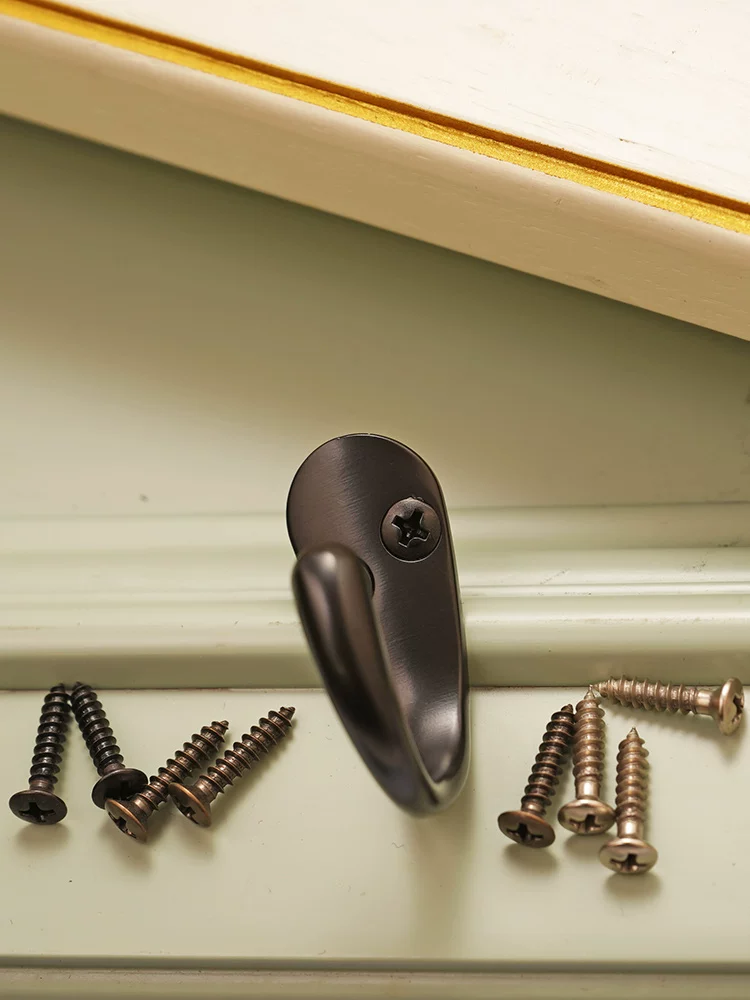 Single Coat and Hat Hook - product view 3