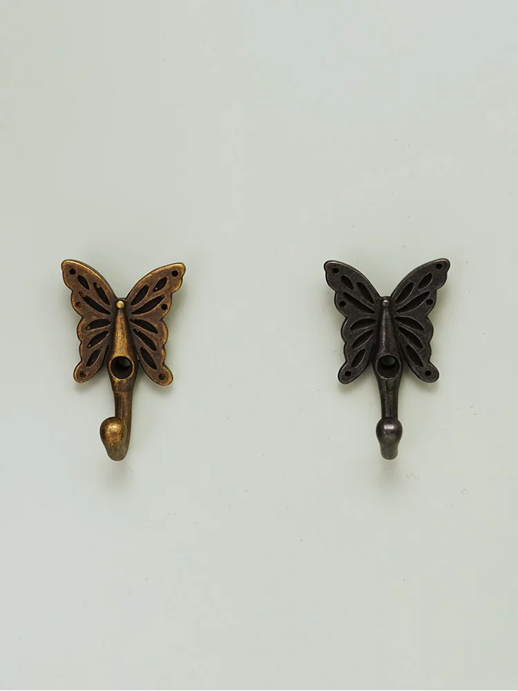 Vintage Butterfly Wall-Mount Coat and Hat Hook 3-Pack - product view 3