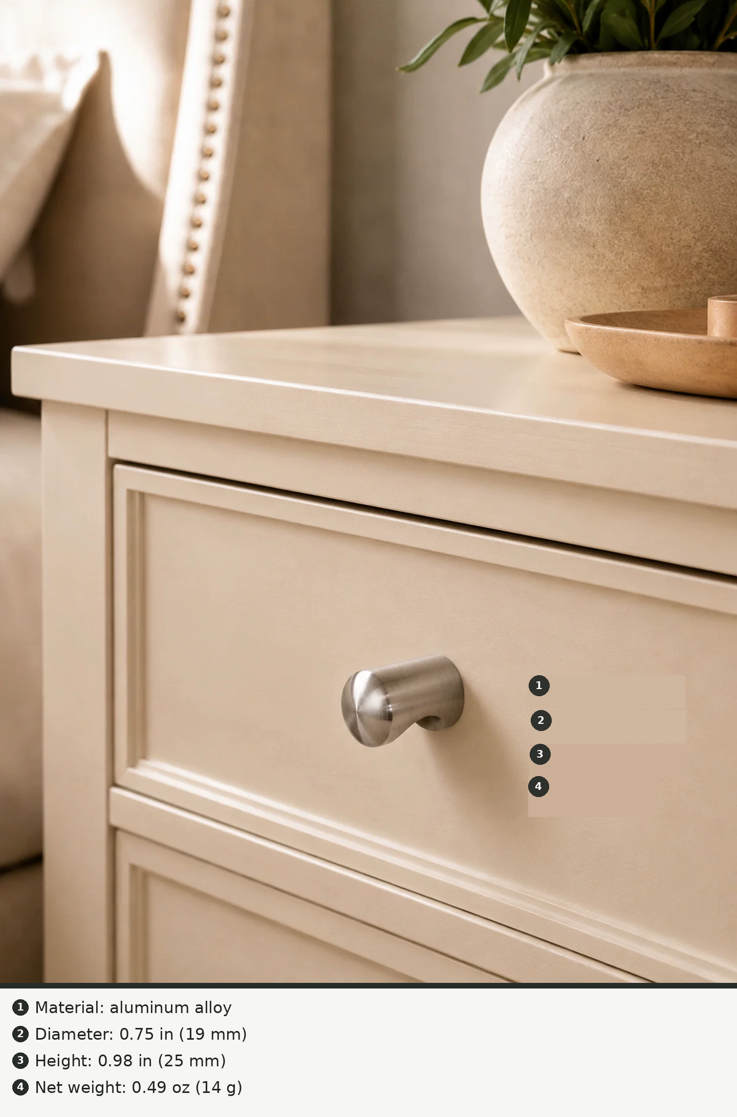 Furniture Handles and Knobs for Wardrobe Cabinet Doors and Drawers - product view 8