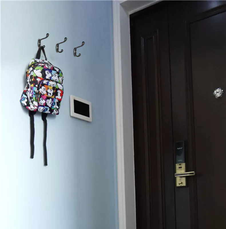 Vintage-Style Metal Single Wall Hook for Entryway - product view 6