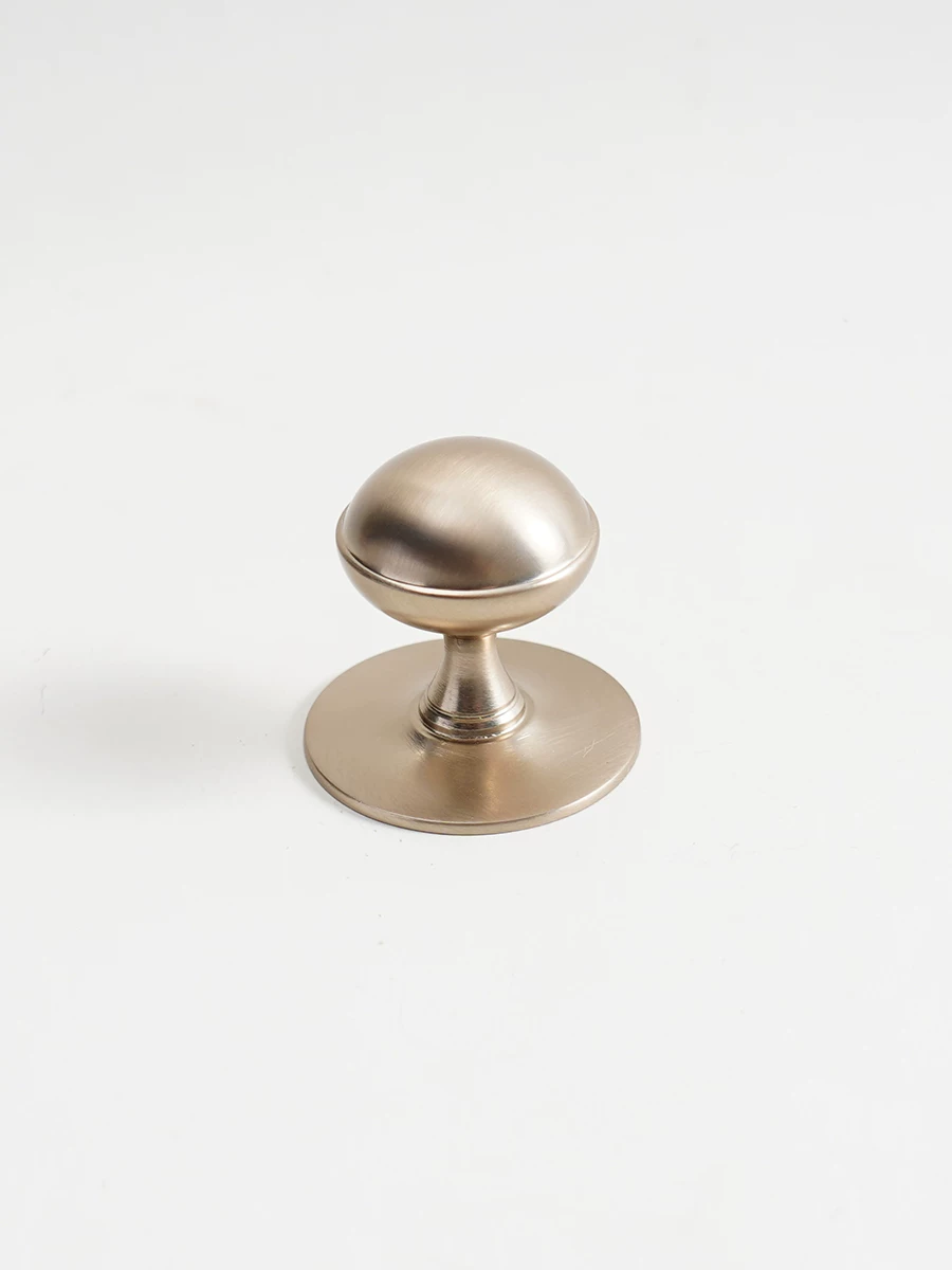 Champagne Color Round Single-Hole Round Knob - product view 9