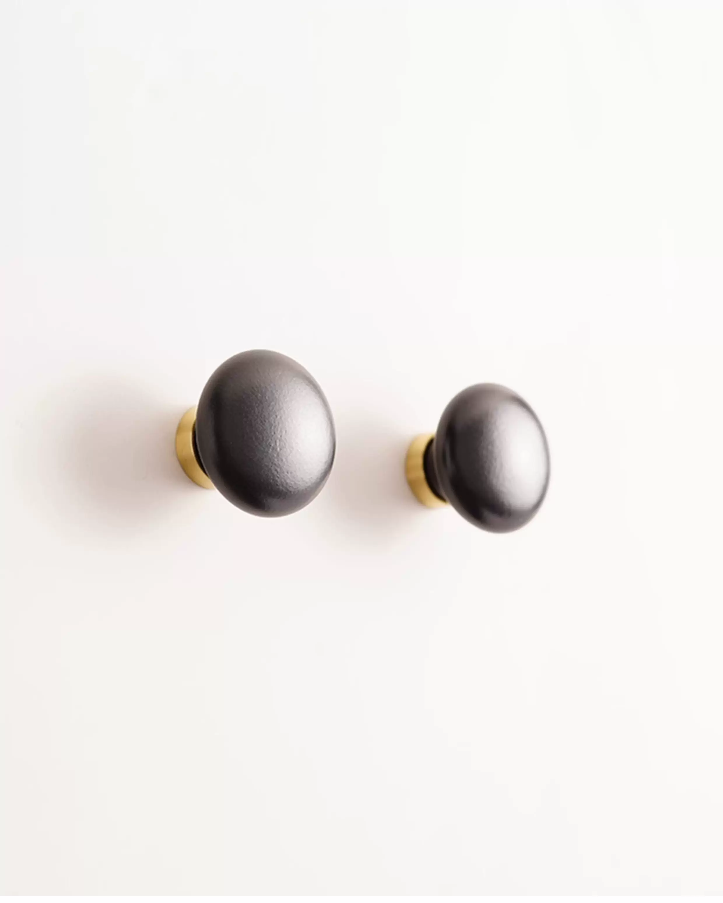 Round Ceramic and Brass Wardrobe Door Handle - product view 9