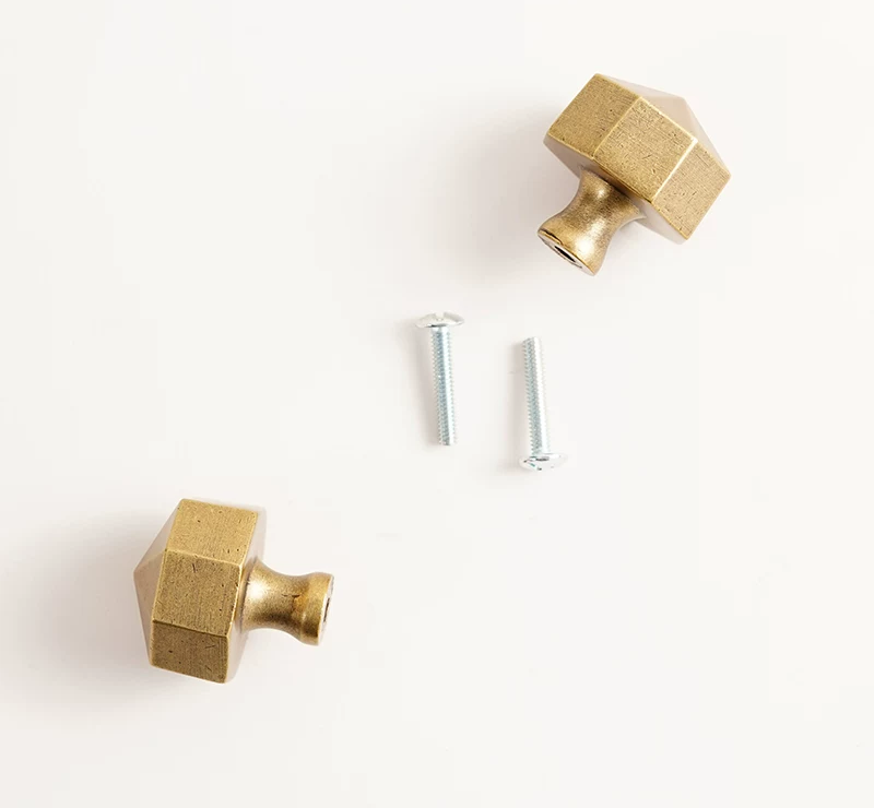 Single-Hole Imitation Brass Handle for Cabinet, Drawer, or Wardrobe - product view 5