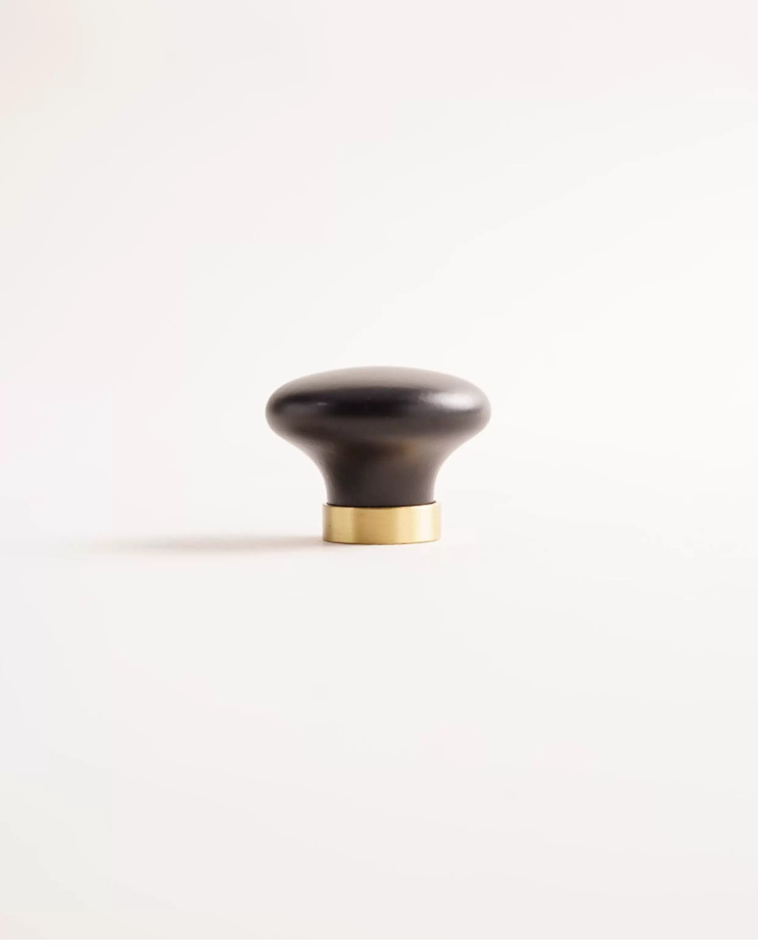 Round Ceramic and Brass Wardrobe Door Handle - product view 12