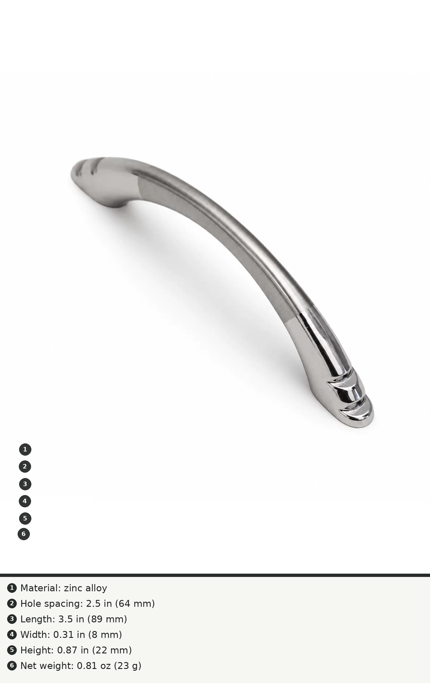 Furniture Handles and Knobs for Wardrobe Cabinet Doors and Drawers - product view 10